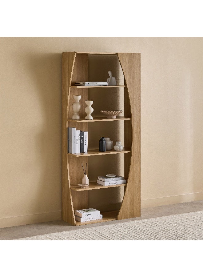 Home Box Alfa Curve 5-Tier Bookcase for Home - Image 1