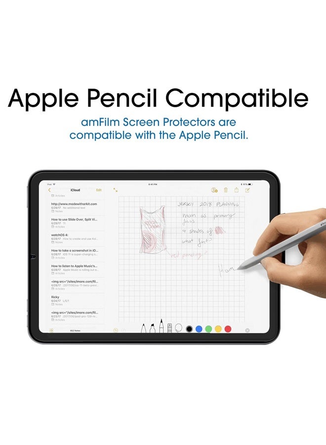 2 Pack Screen Protector for iPad Mini 7 2024 & Mini 6 2021 8.3 inch, Tempered Glass for iPad Mini 7th/6th Generation A2993 A2995 A2996 -Clear - Image 5