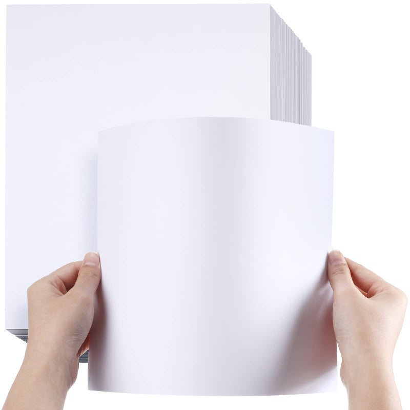 Fainne 200 Sheets 85 x 11 Inches Card stock Thick Paper Heavyweight Card Stock Printer Paper 250 GSM 92 lb Cover 170 lb Text for Invitations Menus Crafts DIY ProjectsWhite