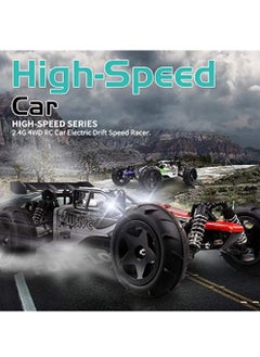 Generic 4WD 40 KM/H High-Speed Racing Buggy Vehicle 1:12 Ratio Independent Shock Absorber Brake Alloy Frame PVC Shell Headlight Off-Road RC Car Kids Boys Girls Xmas Birthday Gift  - Image 4
