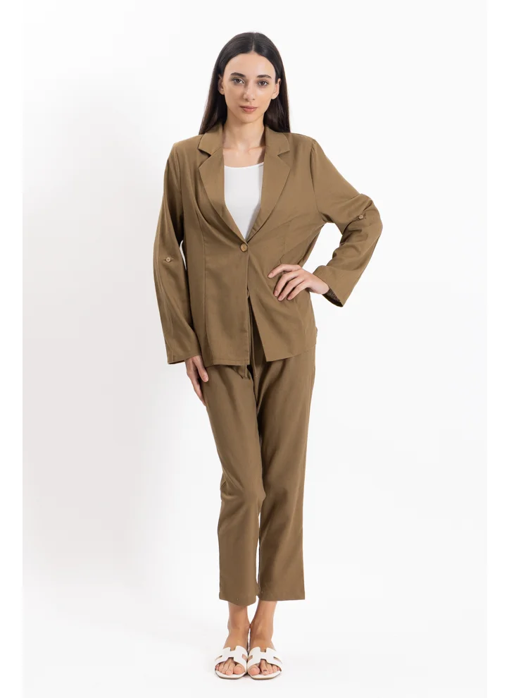 شايبس LINEN BLEND BLAZER SET