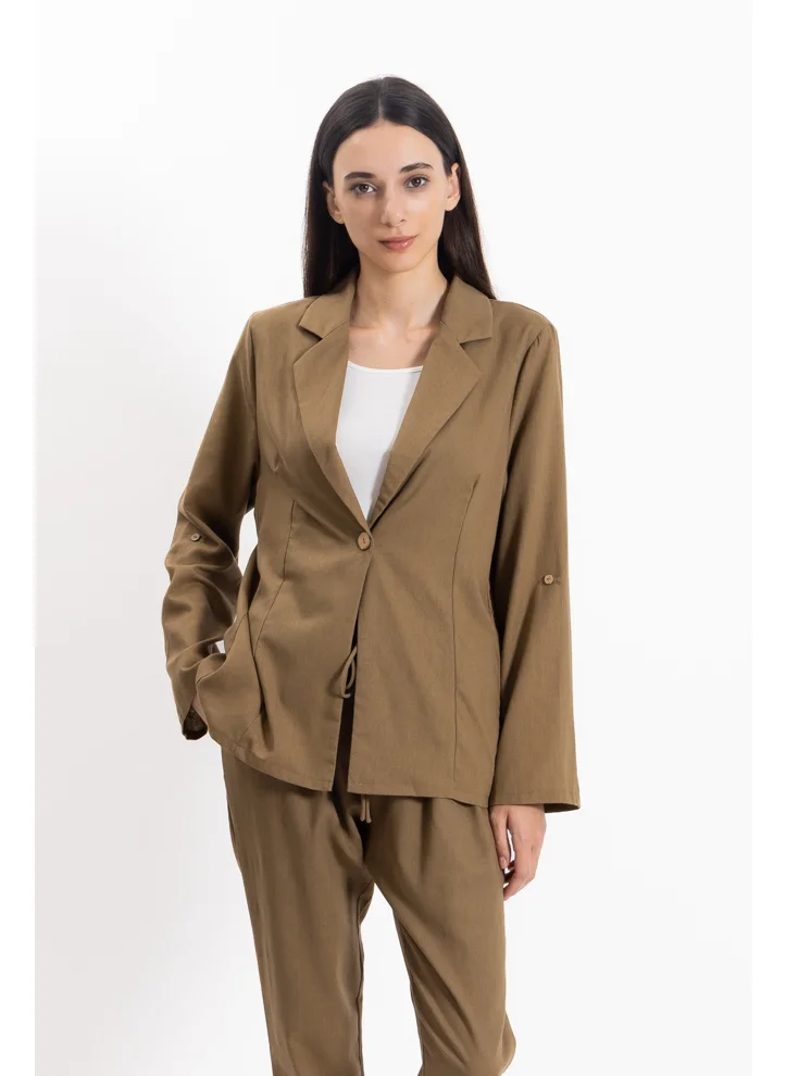 شايبس LINEN BLEND BLAZER SET