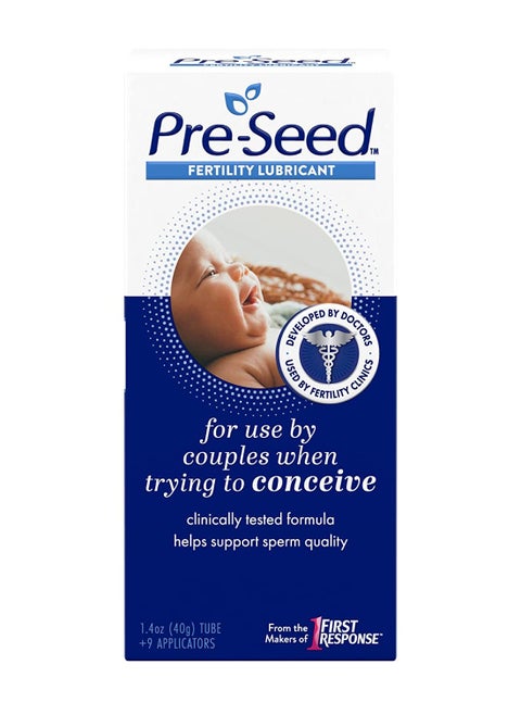 Pre-Seed Fertility Lubricant Multi Use Tube With 9 Applicators, 40g