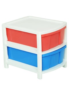 Aristo ARISTO Multipurpose 2-Drawer Plastic Modular Chest Organizer (Multicolour), Standard, (30.5 x 39 x 34) cm  - Image 1