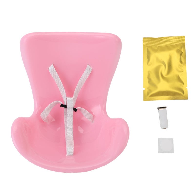 Doll Car Seat: Roseate Premium Plastic Compact Design - Secure Belt Car Air Vent Doll Seat for Car Decoration, Doll Travel & Plush Toy Display - Image 1