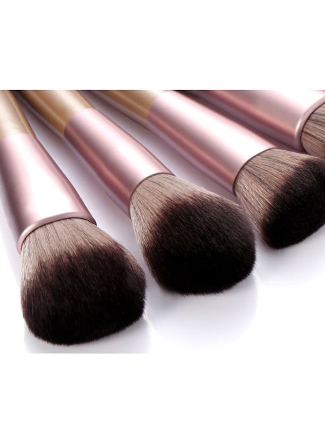 Beauenty 12-Piece Makeup Brush Set Brown/Rose Gold - Image 4