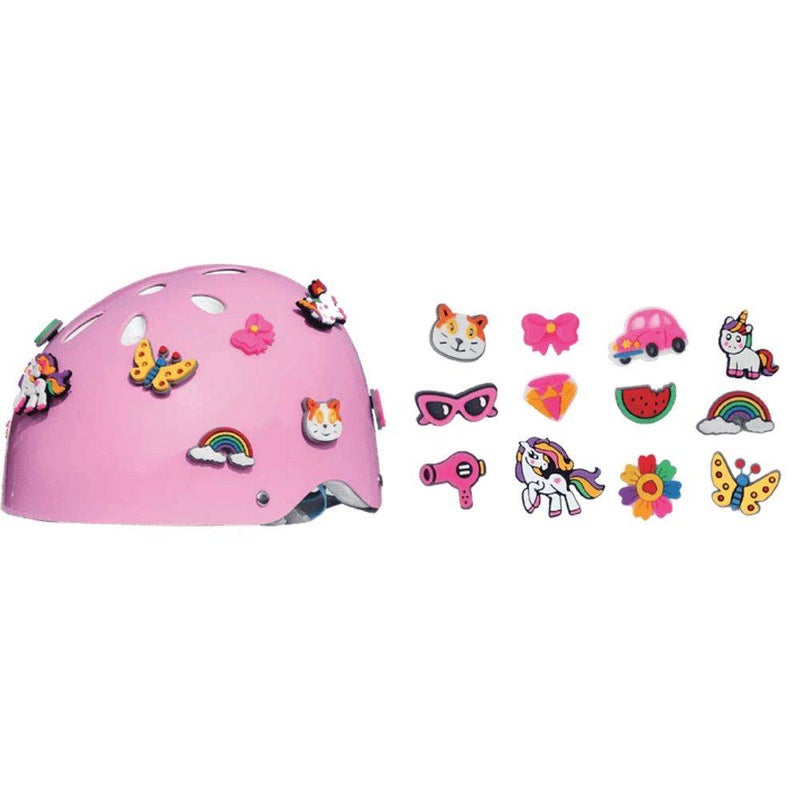 STREETJAM Street Jam DIY Popins Kids' Helmet (M, 55-58 cm, Pink) - Image 2