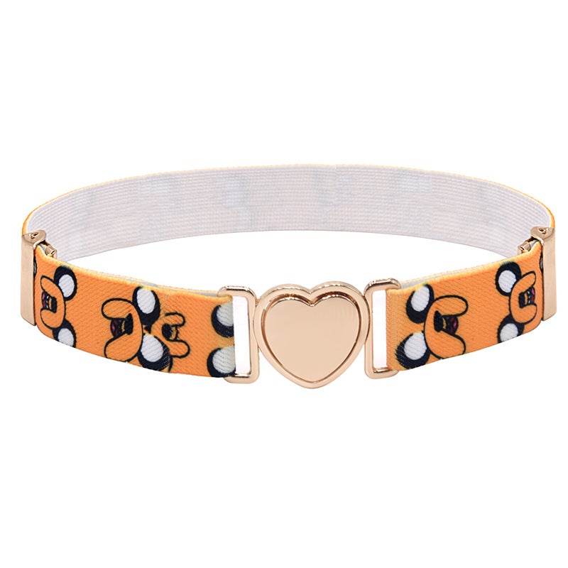 Children'S Belts, Girls' Decorative Skirts, Elastic Men'S And Women'S Versatile Adjustable Elastic Casual Youth Belts - Image 4