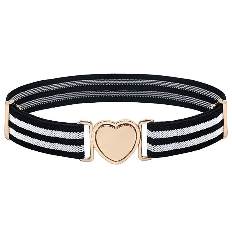 Children'S Belts, Girls' Decorative Skirts, Elastic Men'S And Women'S Versatile Adjustable Elastic Casual Youth Belts - Image 2