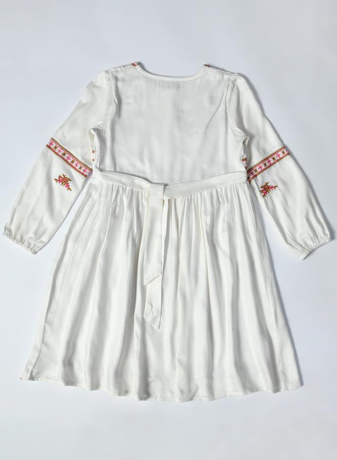 BELLA MODA Embroidered Babydoll Dress - Image 2