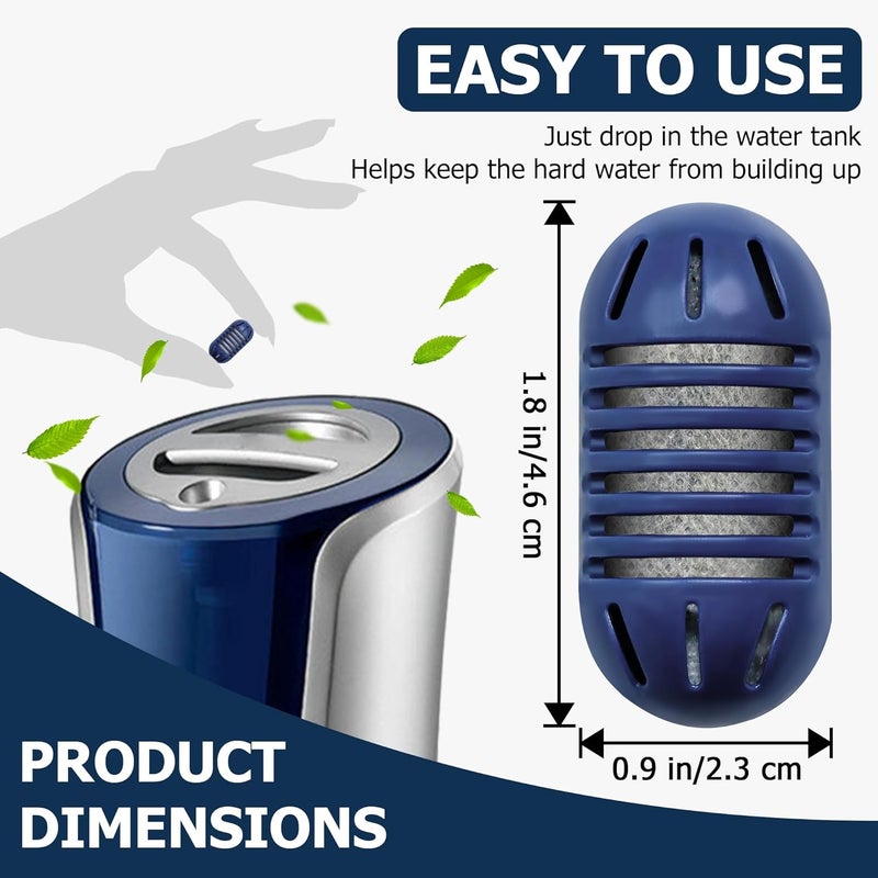 Funmit Demineralization Cartridge for HoMedics Ultrasonic Humidifiers, 20-Pack Demineralization Cartridges Filter Replacement, Prevents Hard Water Build-Up, Filters Mineral Deposits, Purifies Water - Image 2