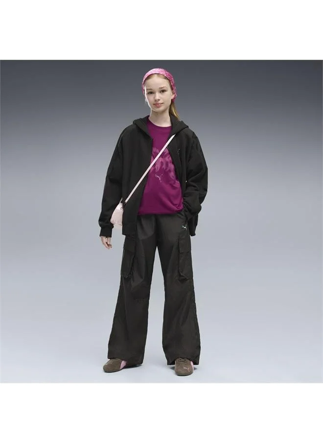 Puma Midnight Shadow Relaxed Cargo Pants Youth