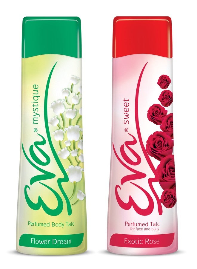 Eva Talcum Powder Mystique and Sweet Combo of 2