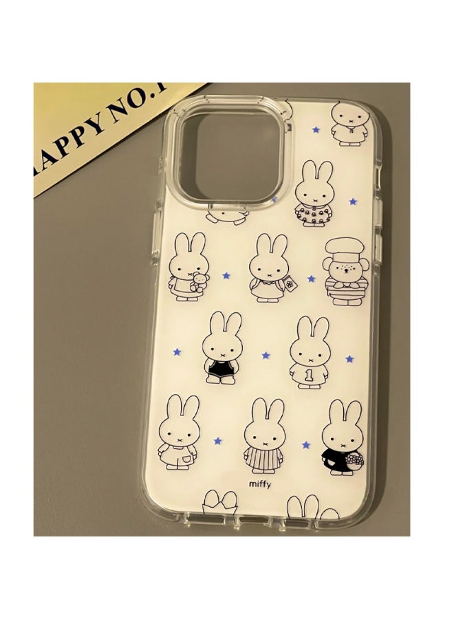 غطاء حماية TPU لآيفون 17 برو من مي في الأرنب الأزرق