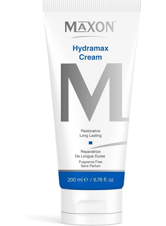 MAX-ON Hydramax Cream – Restorative Long-Lasting Moisturizer, Fragrance-Free, Deep Hydration for Dry and Sensitive Skin, Soothes and Repairs Skin Barrier, 60 ml