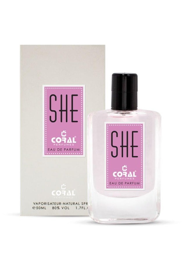 Coral SHE EDP 50 ML - CORAL  - Image 2