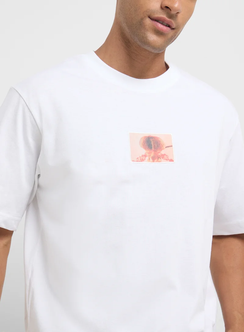 JACK & JONES Graphic Crew Neck Regular Fit T-Shirt