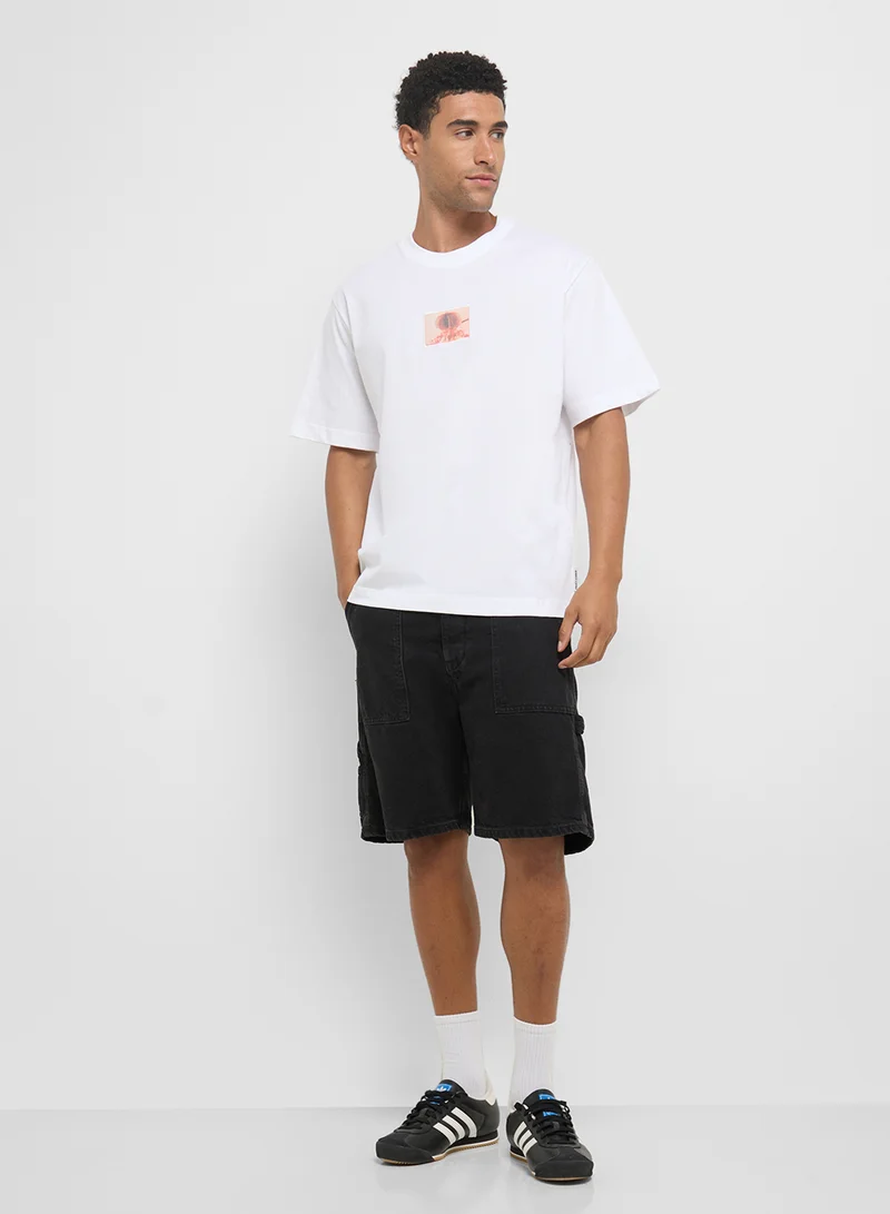 JACK & JONES Graphic Crew Neck Regular Fit T-Shirt