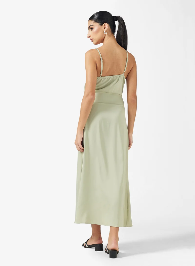 ELLA Draped Slip Dress