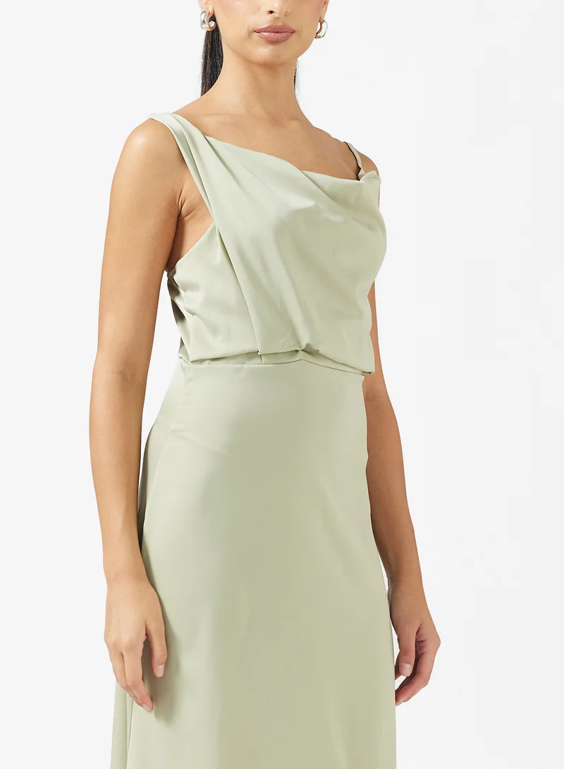 Ella  Draped Slip Dress for Women | Best Price UAE