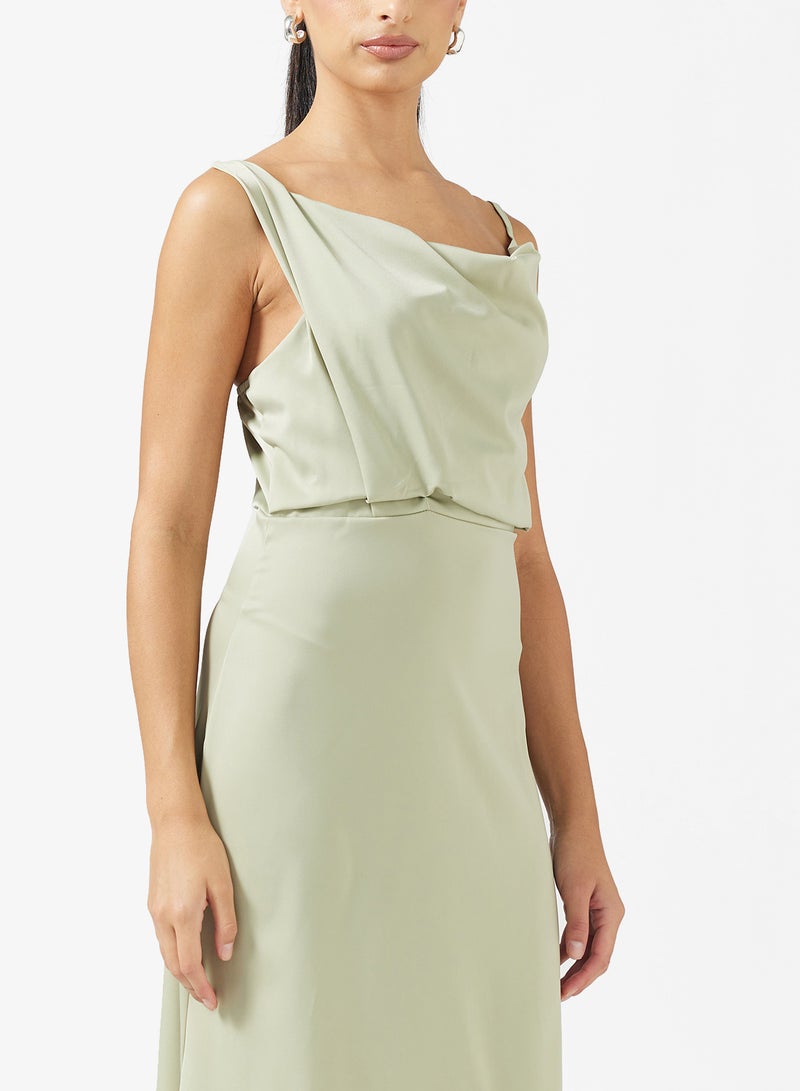 ELLA Draped Slip Dress - Image 3