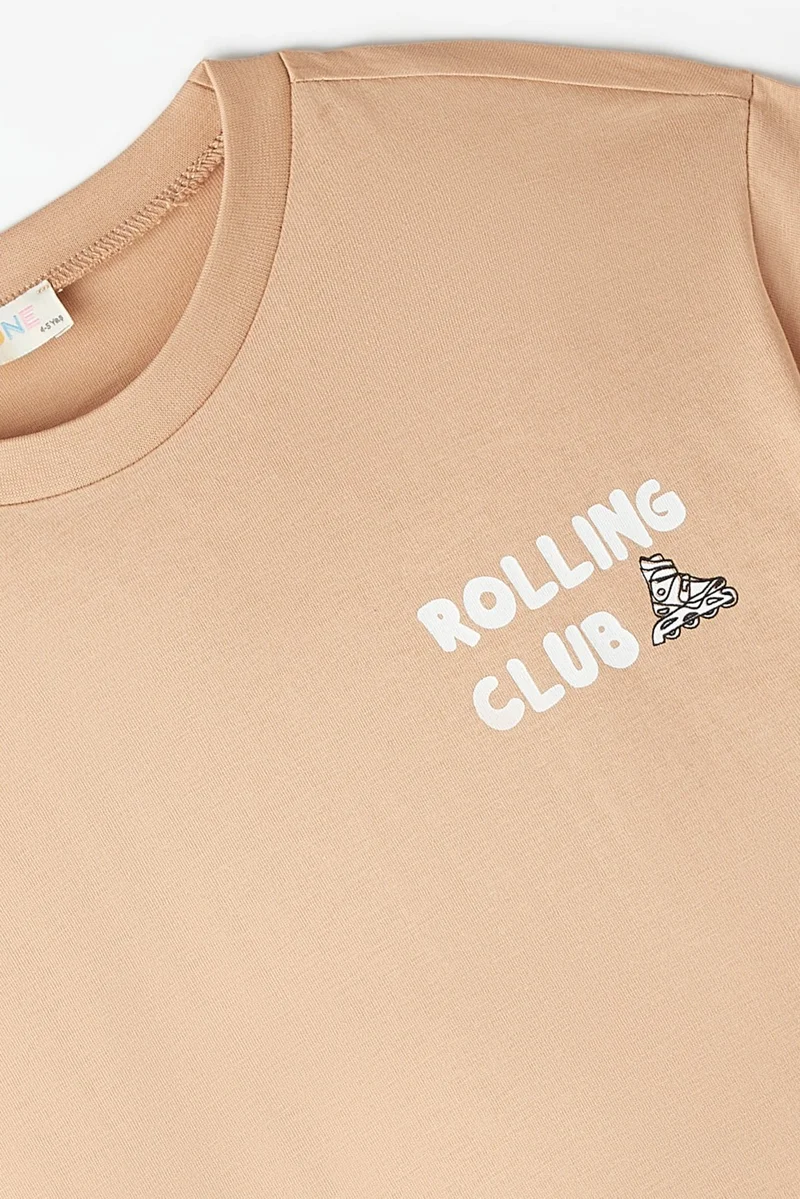 جون Boy Slogan Shorts Set
