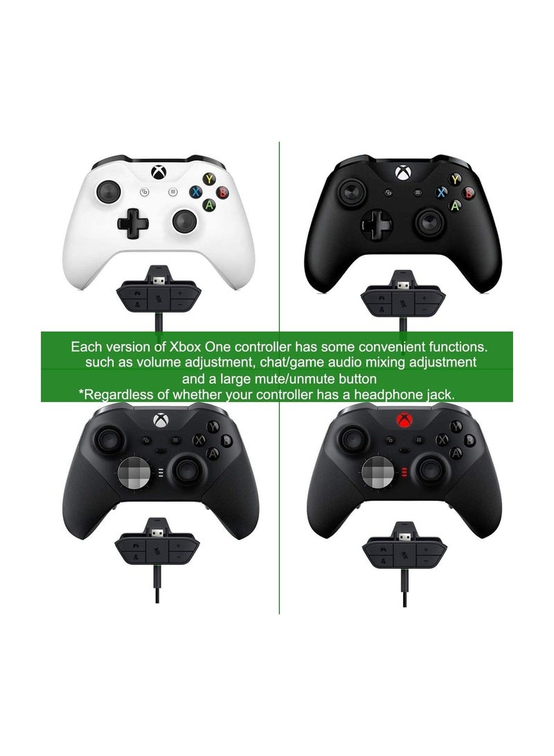Stereo Headset Adapter for Xbox One, Audio Mic Headphone Converter, Adjust Audio Balance (Game Sound and Voice Chat), Volume, Mic Directly - Image 2