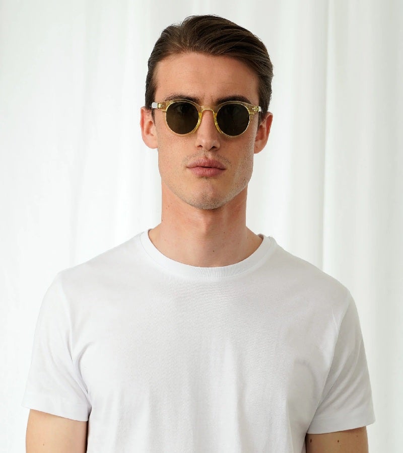  اكسبليست باوتس نظارات شمسية أنيقة للجنسين جيمس أصفر وسلحفاة - أخضر - Image 3