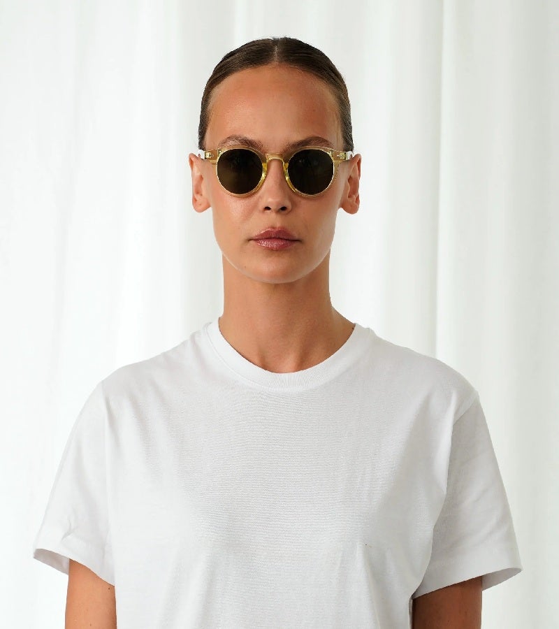  اكسبليست باوتس نظارات شمسية أنيقة للجنسين جيمس أصفر وسلحفاة - أخضر - Image 4