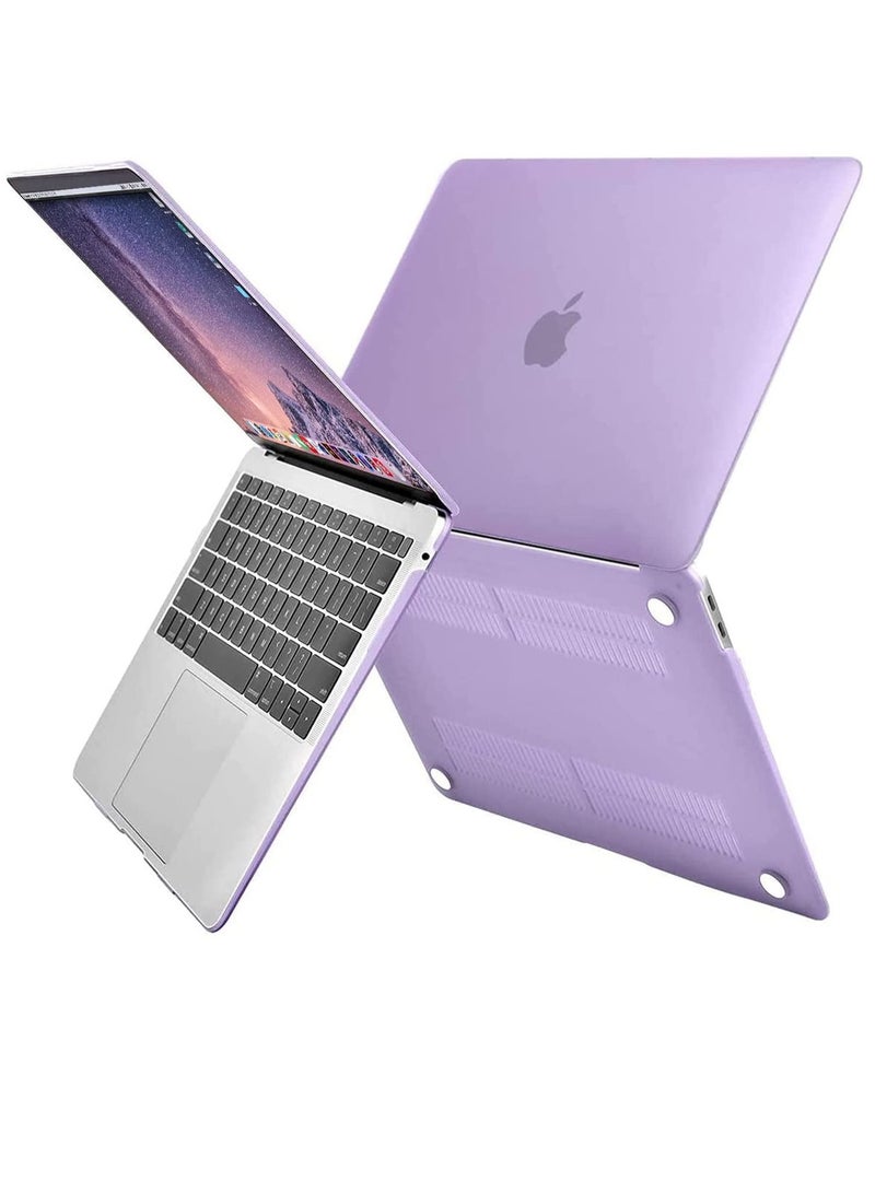 Compatible with MacBook Pro 13 inch Case 2022 2021 2020-2016 M2 M1 A2338 A2289 A2251 A2159 A1989 A1706 A1708 with/without Touch Bar Protective Plastic Hard Shell Case Cover Purple