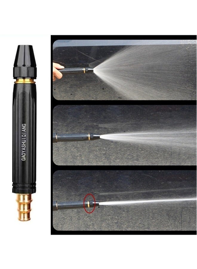 Forest Home High Pressure Garden Hose Spray Gun 3 Adjustable Spray Patterns Nozzle Sprayer Durable Metal Nozzle Powerful Watering Fitted Ideal for Car Washing Garden Irrigation Pet Bathing - Image 5