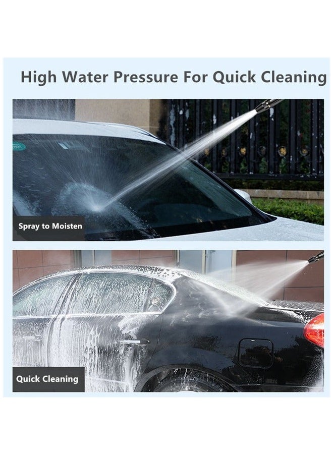 Forest Home High Pressure Garden Hose Spray Gun 3 Adjustable Spray Patterns Nozzle Sprayer Durable Metal Nozzle Powerful Watering Fitted Ideal for Car Washing Garden Irrigation Pet Bathing - Image 4