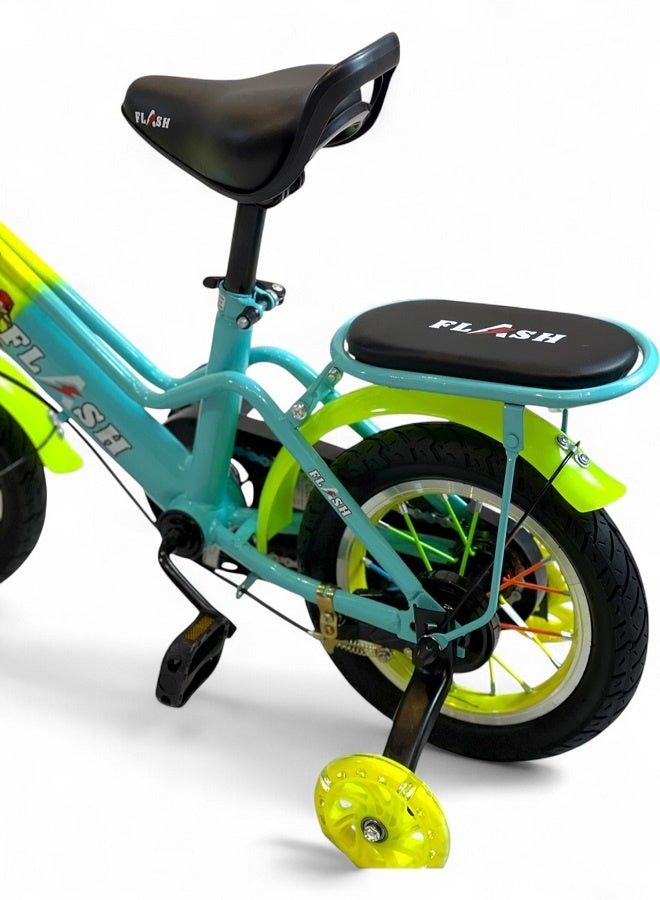 فلاش دراجة فلاش كيدز للأولاد ، اللون اصفر فسفوري، مقاس 16 من سن 5 سنوات ل8 سنوات - الوكيل الرسمي في مصر لشركة GTG TOYS - Image 5