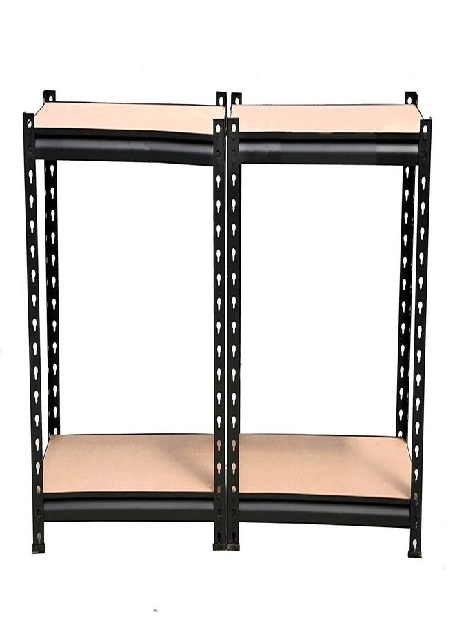 STAR WORK -Heavy Duty Steel Shelving Height Adjustable Multi Use for Kitchen,Home Decoration Furniture for Living Room,Bedroom (4 Section) 4'6" [H] X 2' [L] X 1 [D] - Image 4