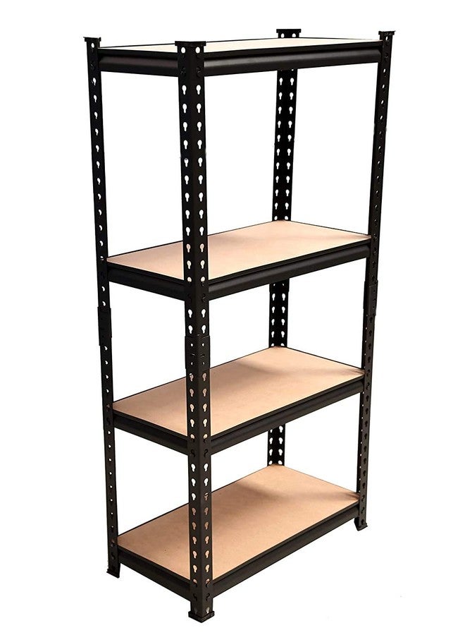 STAR WORK -Heavy Duty Steel Shelving Height Adjustable Multi Use for Kitchen,Home Decoration Furniture for Living Room,Bedroom (4 Section) 4'6" [H] X 2' [L] X 1 [D] - Image 3