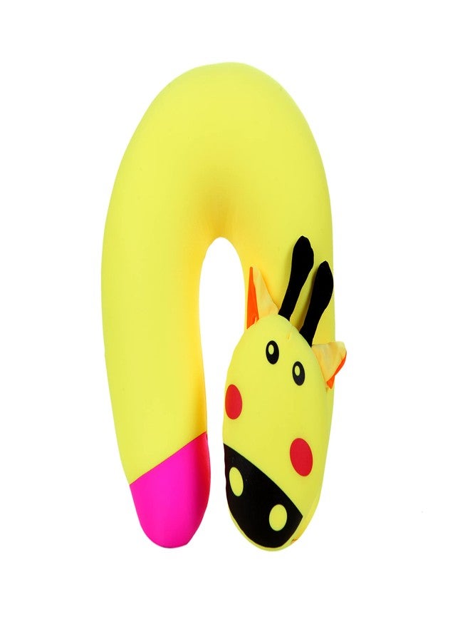 GIFTWISH Travel Pillow Multipurpose, Comfortable Raised Travel Pillow Great for Road Trips and Flights (Two Eyes Yellow) - Image 2