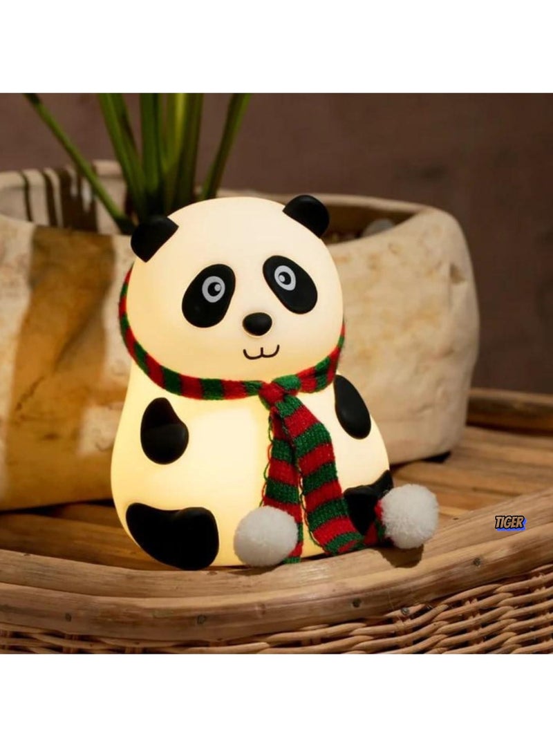 TIGER Panda Lamp with Color Changing Light – USB Rechargeable Night Light for Kids Rooms, Soft LED Glow, Perfect for Sleep, Nursery, and Child’s Bedroom Decor – Fun, Customizable Glow to Match Mood and Room Theme - Image 2
