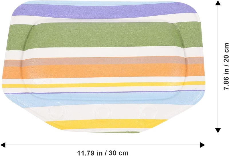 Bathroom Soaking Tub Pillow with Suction Cups, Supple Foam Bathtub Headrest Pillow for Bathing and Spa, Household Bath Neck Support Cushion for Adults and Travel - Image 2