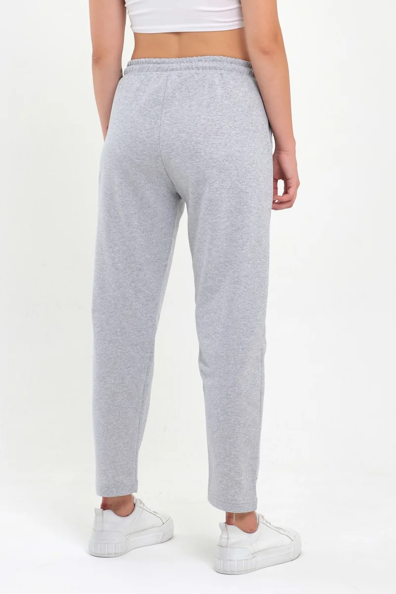 mmetalic Women's Grey Classic Pocket Sweatpants