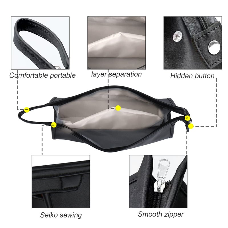 Mity Rain Travel Case for Dyson Airwrap Styler/Shark Flexstyle, Portable Carrying Case for Dyson Supersonic Hair Dryer, Waterproof Anti-scratch Dustproof Shockproof Protection Organizer Travel Storage - Image 4