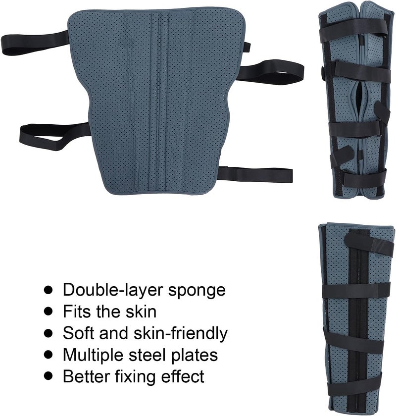 klarako Knee Brace Immobilizer Brace, Adjustable Knee Immobilizer Joint Pain Relief Breathable Knee Splint Leg Support Brace - Image 2