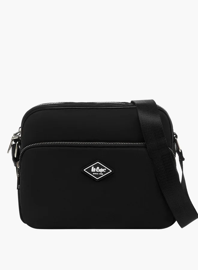 لي كوبر Solid Crossbody Bag with Adjustable Strap