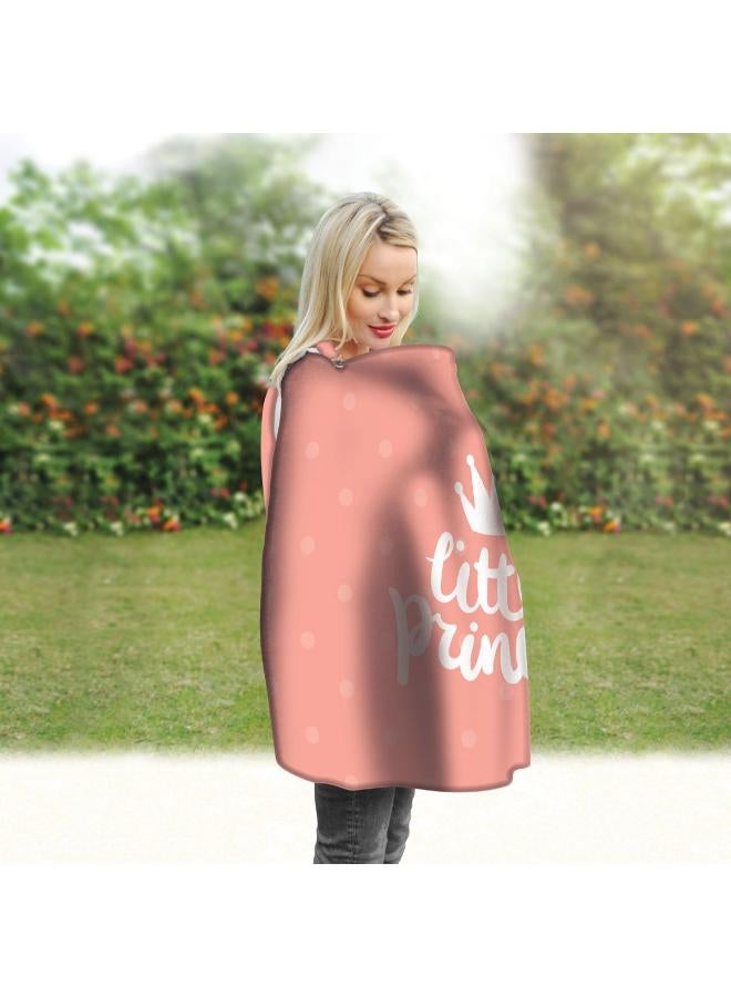 ماماز جيفت غطاء رضاعة طبيعي مصنوع من القطن بنسبة 100% مع حزام قابل للتعديل - غطاء رضاعة ناعم للخصوصية والراحة وسهولة الرضاعة