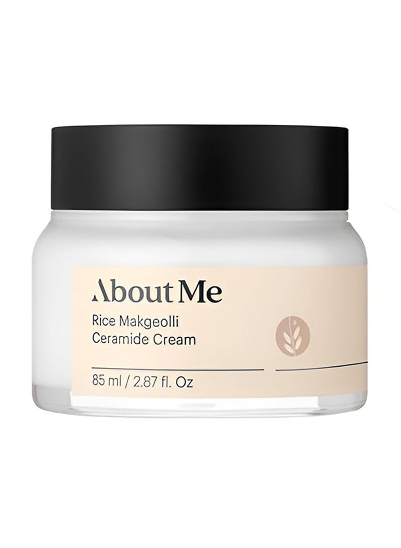 ABOUT ME About Me Rice Wine (Makgeolli) Ceramide Cream - Intensive Moisturizing Cream for Dry, Sensitive Skin (85ml) - Image 1