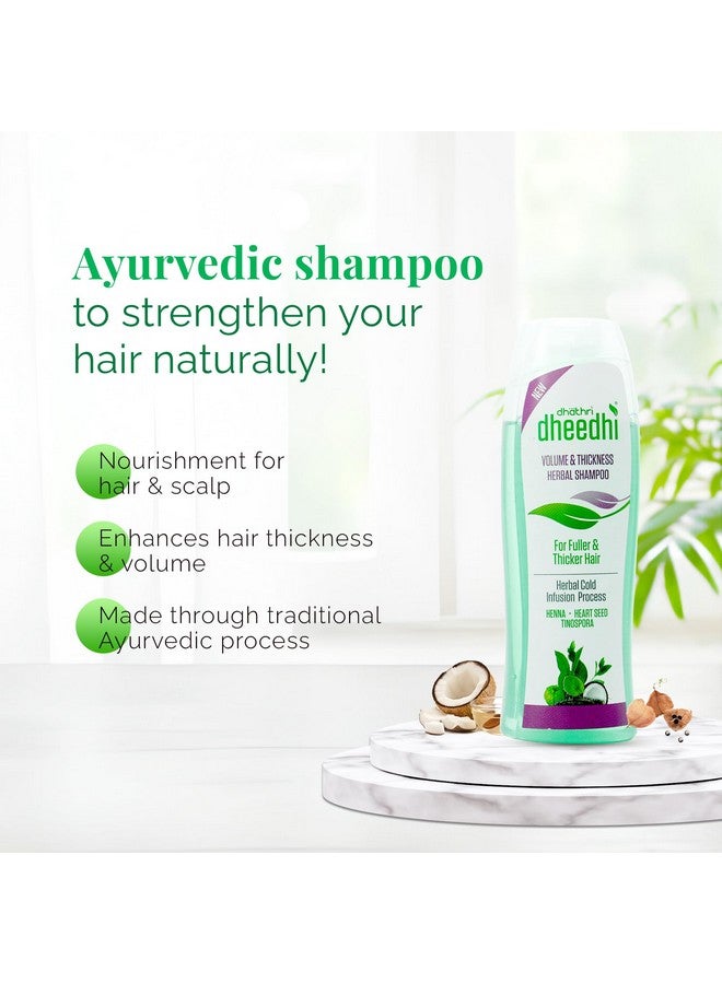 Dhathri Dheedhi Volume & Thickness Herbal Shampoo to Enhance Hair Volume & Thickness | Thickness Shampoo for Hair Thickness & Volume | Ayurvedic Shampoo Made with Natural Ingredients (400 ml) - Image 5