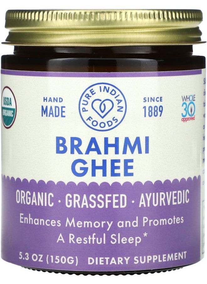 Pure Indian Foods Brahmi Ghee 5.3 oz (150 g) 