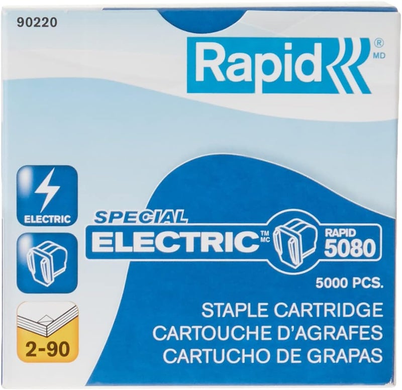 Rapid 5080e Electric Stapler Cartridge - 5000 Staples, Front Loading Replacement - Image 2
