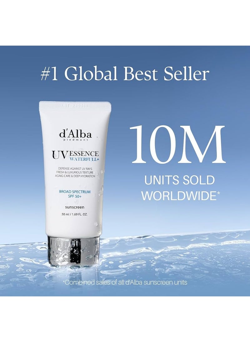 دي'ألبا كريم دالبا ووترفول إيسنس الواقي من الشمس SPF50+ PA++++ لجميع أنواع البشرة، 50 مل - Image 3