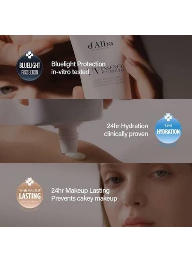 دي'ألبا كريم دالبا ووترفول إيسنس الواقي من الشمس SPF50+ PA++++ لجميع أنواع البشرة، 50 مل - Image 5