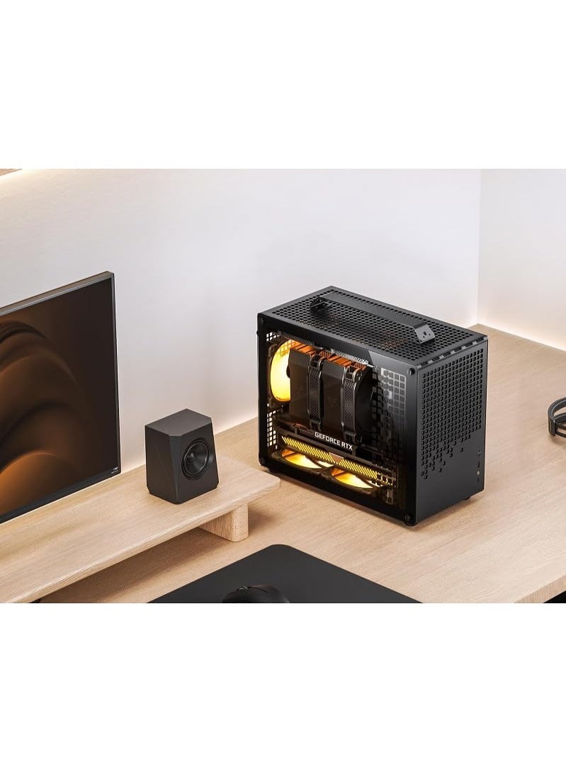PORTABLE MINI BUDGET GAMING ITX PC BLACK: Ryzen 7 | GTX 1050TI 4GB GRAPHICS | 16GB RAM | 1TB SSD NMVE/SATA | Windows 11 | WIFI 6 INTERNET READY - Image 2